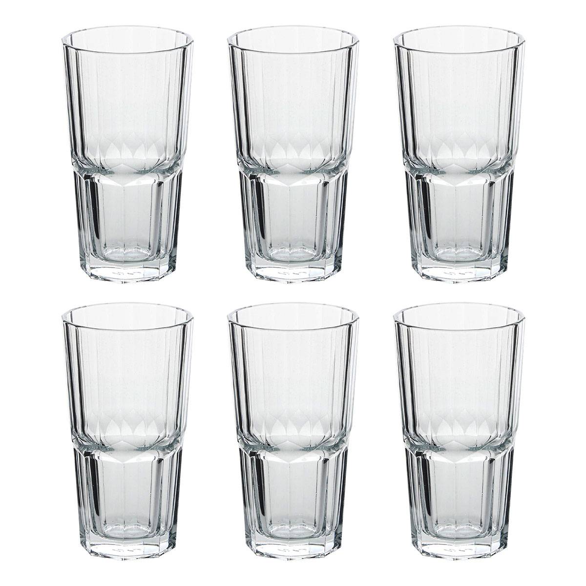 6 vasos altos “Time’Eau”