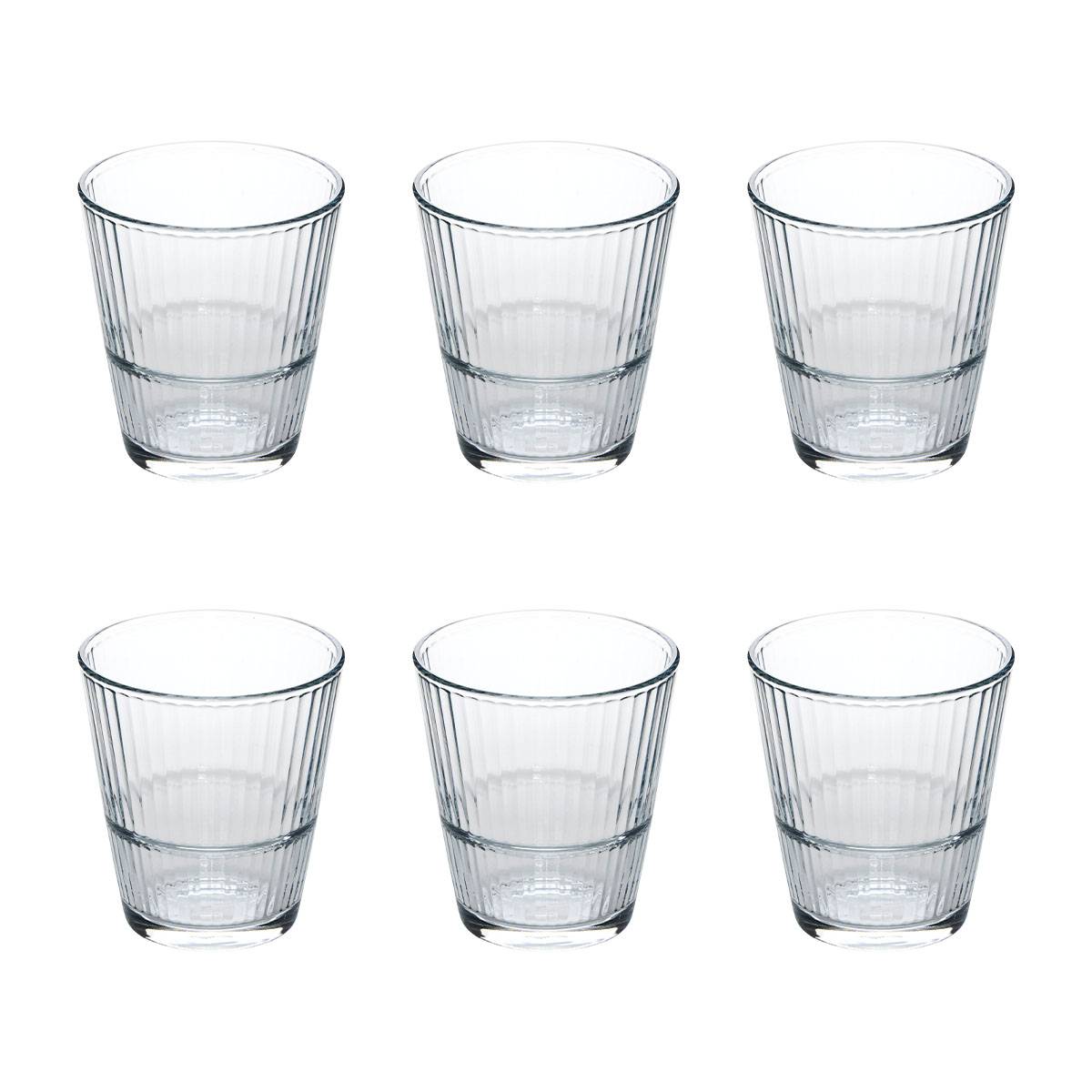 6 vasos bajos “Lin’Eau”
