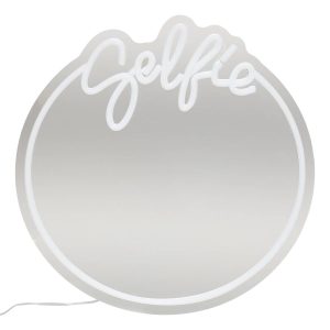 Espejo de neón LED “Selfie”