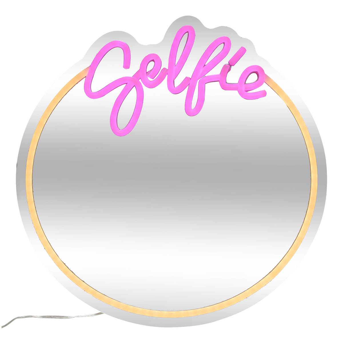 Espejo de neón LED “Selfie”