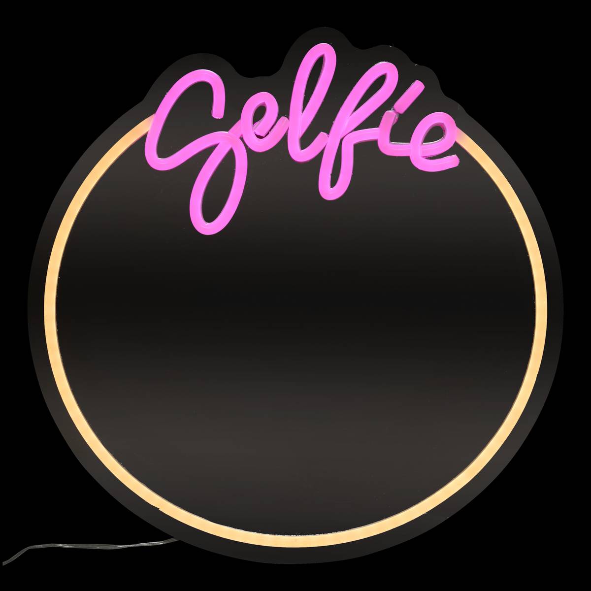 Espejo de neón LED “Selfie”