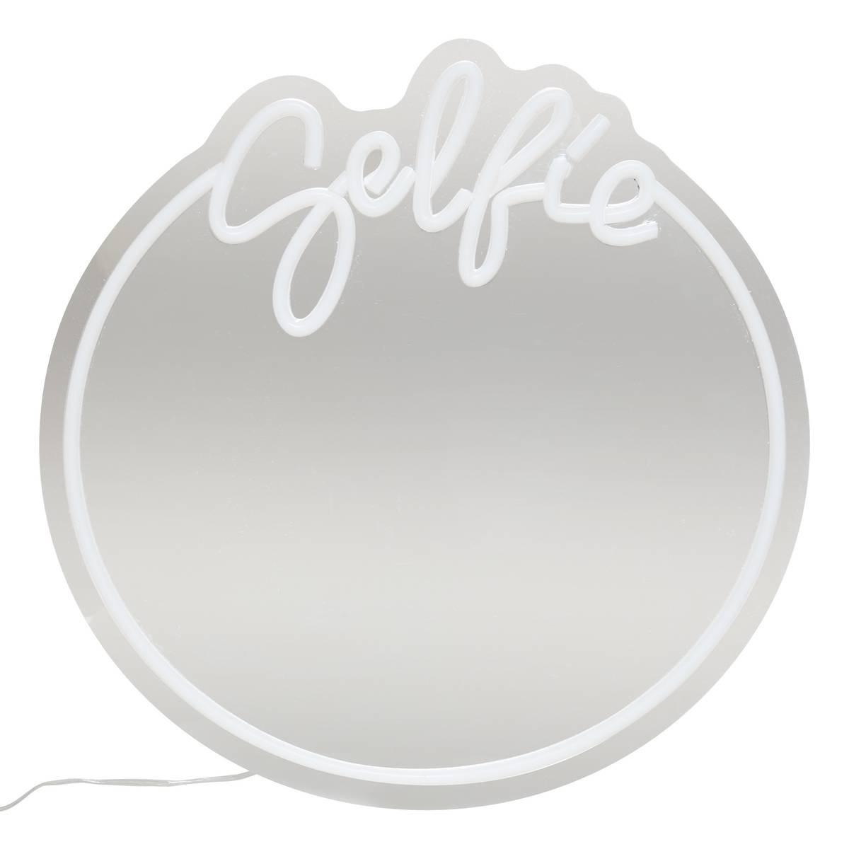 Espejo de neón LED “Selfie”