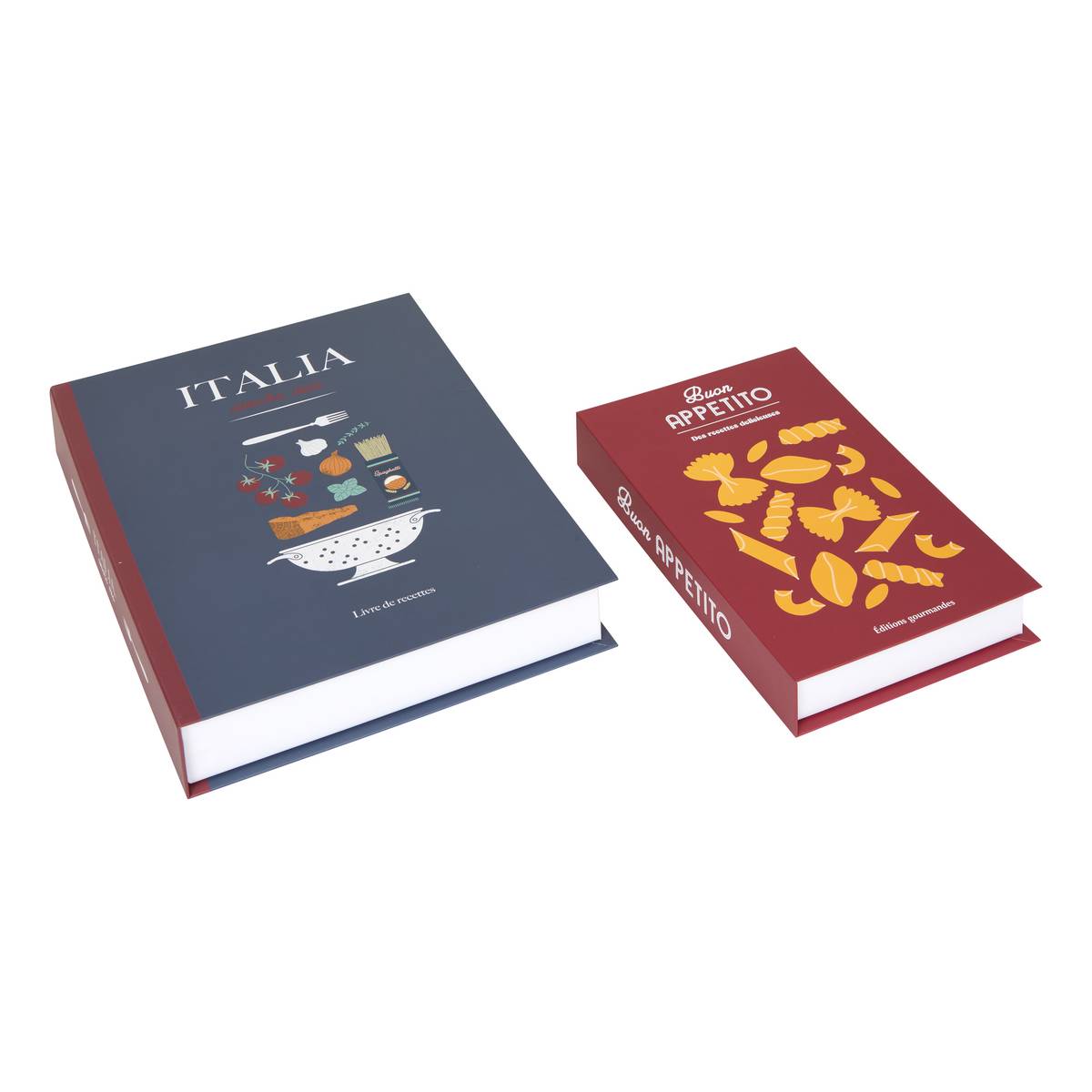 Juego de 2 cajas decorativas “Della”