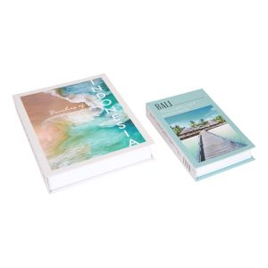 Juego de 2 cajas decorativas “Reso”