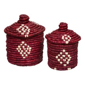 Juego de 2 cestas de almacenamiento “Sien”