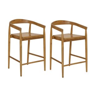 Juego de 2 taburetes de bar “Miyako”