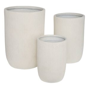 Juego de 3 maceteros “Elene”