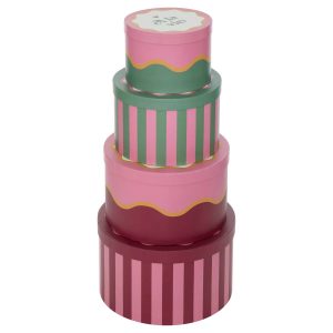 Juego de 4 cajas “Cherie”