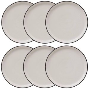 Juego de 6 platos de postre “Alix”