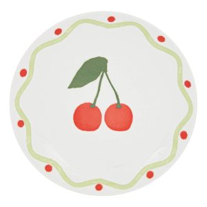 Juego de 6 platos de postre “Fruity”