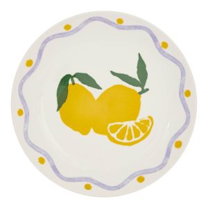 Juego de 6 platos de postre “Fruity”