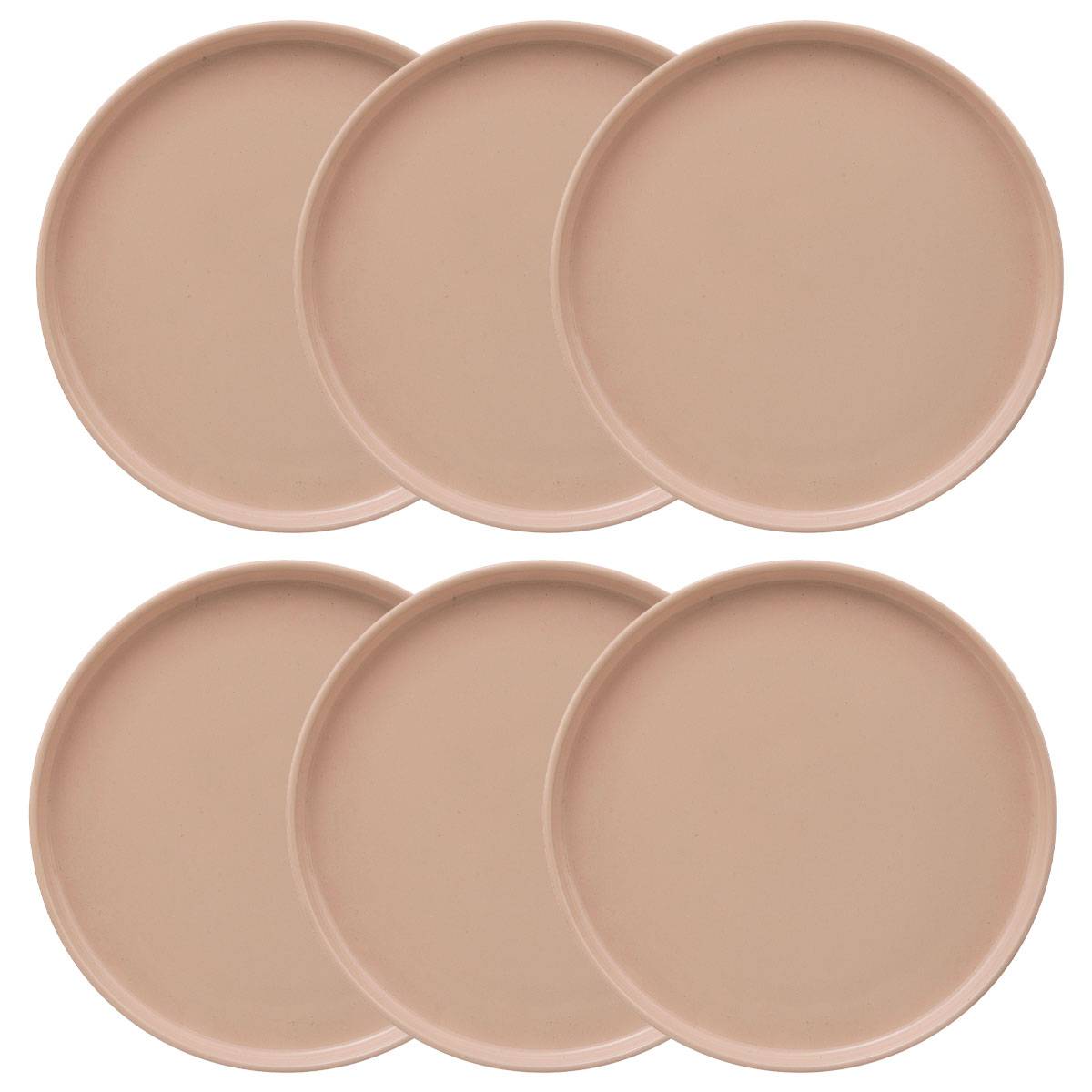 Juego de 6 platos llanos “Marie”