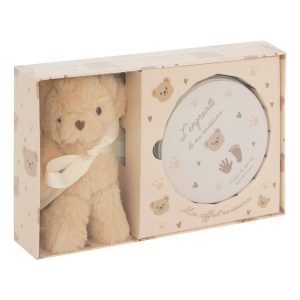 Juego de huellas con peluche “Aniel”