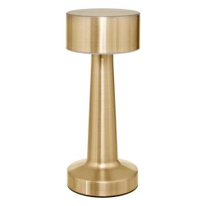 Lámpara exterior recargable USB HALTO Dorado
