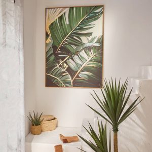 Lienzo pintado enmarcado “Tahina”