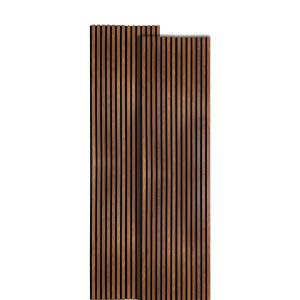 Lote de 2 paneles decorativos de listones de madera Colva