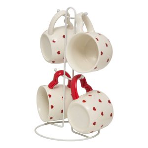 Lote de 4 tazas “Valentine”