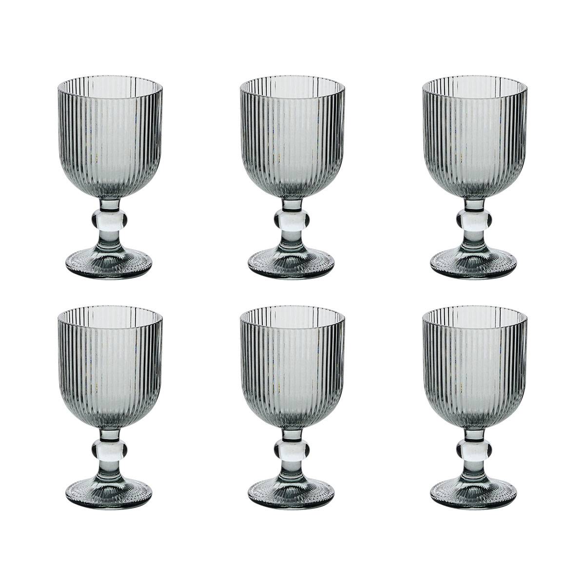 Lote de 6 copas de vino “Ema”