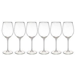 Lote de 6 copas de vino “Lina”