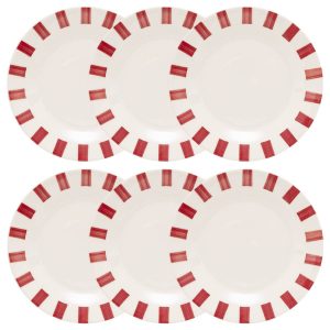 Lote de 6 platos de postre “Cheri”