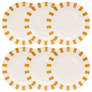 Lote de 6 platos de postre “Cheri”