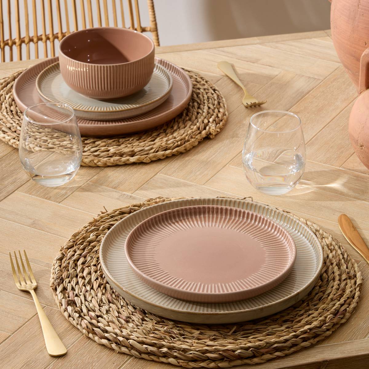 Lote de 6 platos de postre “Chloe”