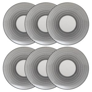 Lote de 6 platos de postre “Lunis”