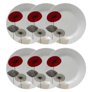 Lote de 6 platos de postre “Osara”