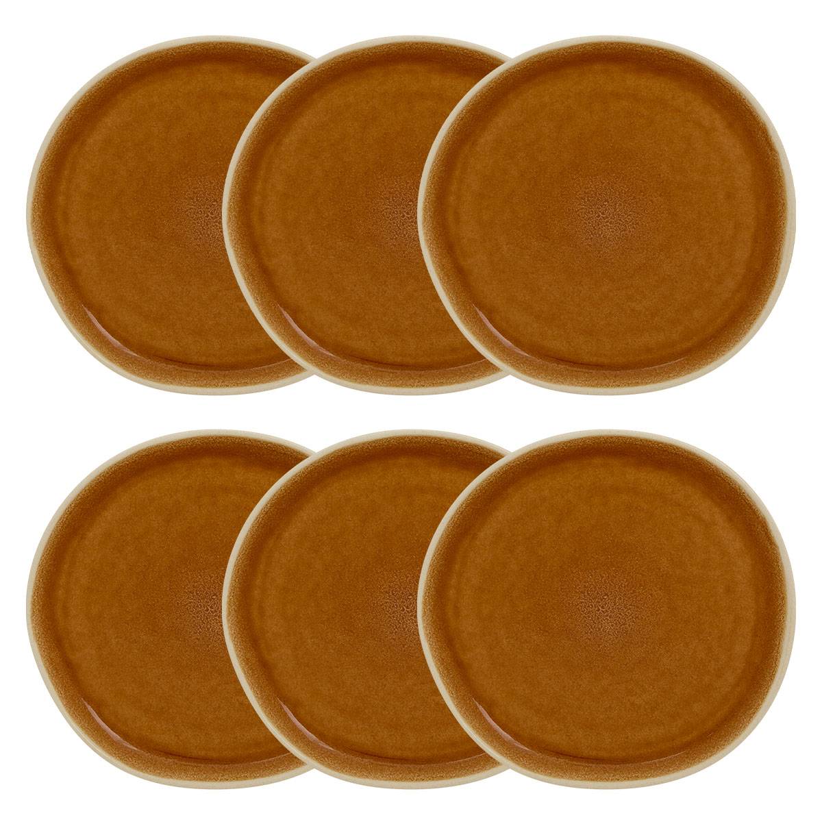 Lote de 6 platos de postre “Wonja”
