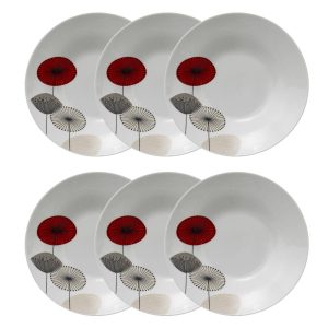 Lote de 6 platos hondos “Osara”