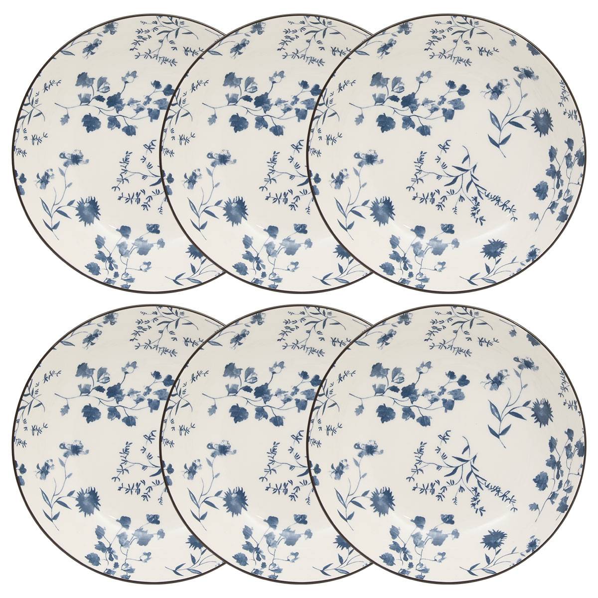 Lote de 6 platos hondos "Umami"