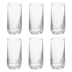 Lote de 6 vasos altos “Dieg’Eau”