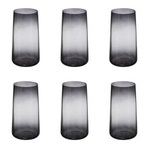 Lote de 6 vasos altos “Inu”