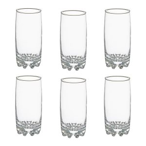 Lote de 6 vasos altos “Tin’Eau”