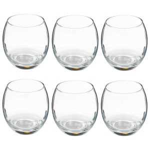Lote de 6 vasos bajos “Cesari’Eau”