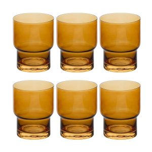 Lote de 6 vasos bajos “Ella”