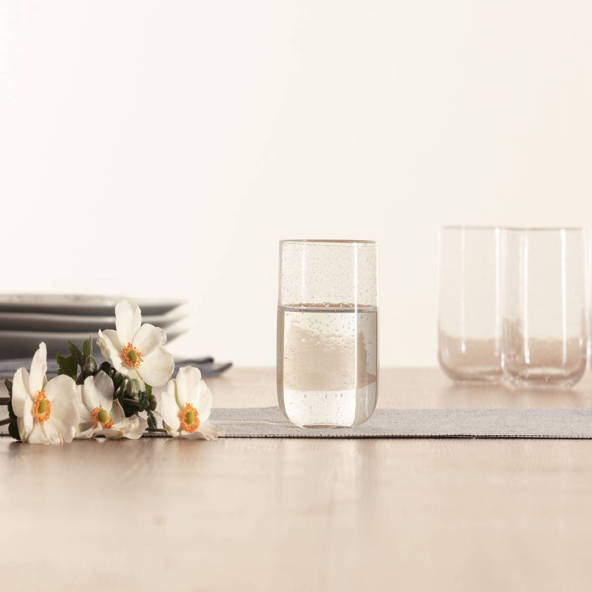 Lote de 6 vasos bajos “Naia”