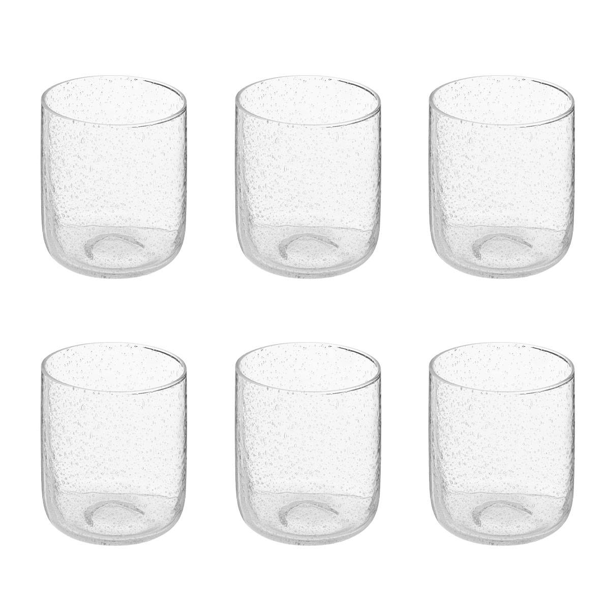 Lote de 6 vasos bajos “Naia”
