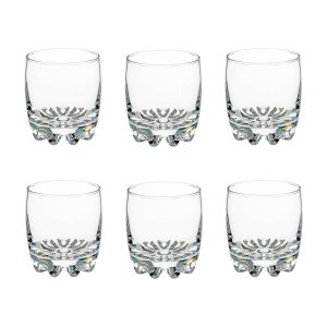 Lote de 6 vasos bajos  “Tin’Eau”