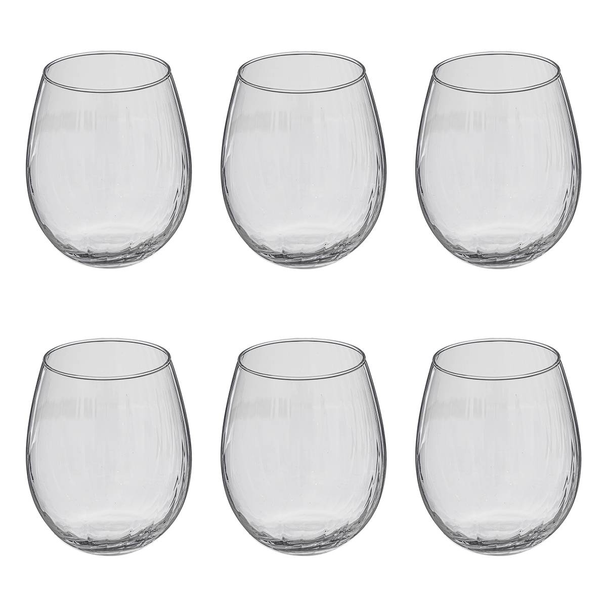 Lote de 6 vasos bajos “Volta”