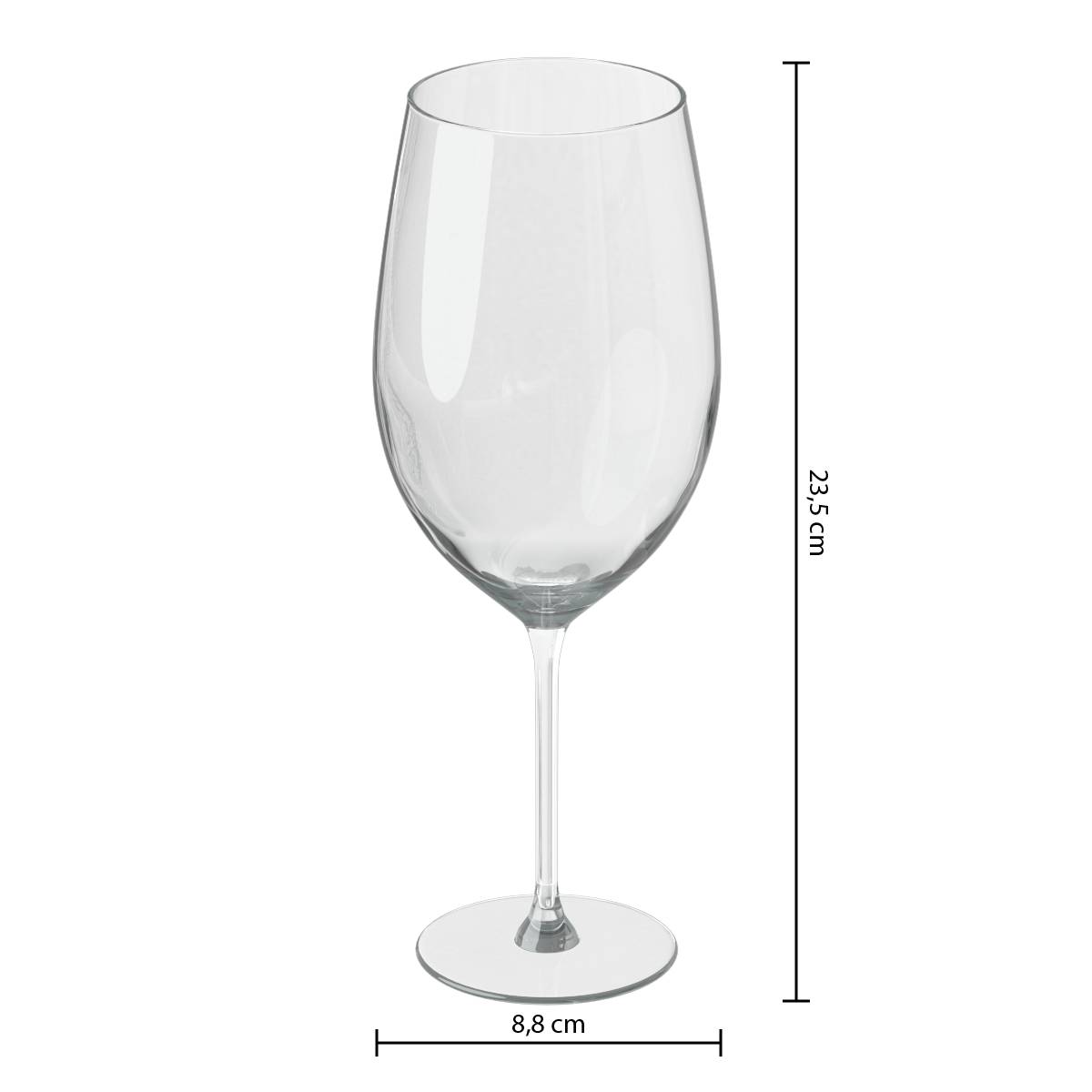 Lote de 6 vasos de agua “Lina”