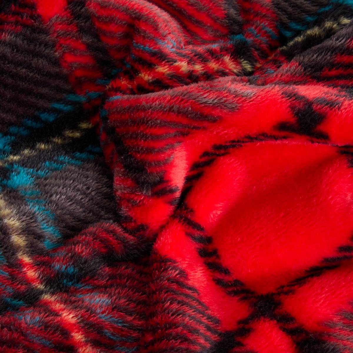 Manta de franela estampada “Brody”