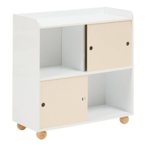 Mueble de almacenamiento infantil 2 puertas 1 nivel “Bouli”