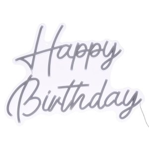 Neón LED “Happy Birthday”
