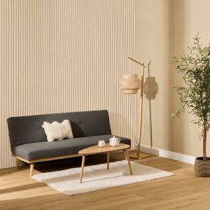 Panel decorativo de listones de madera “Colva”
