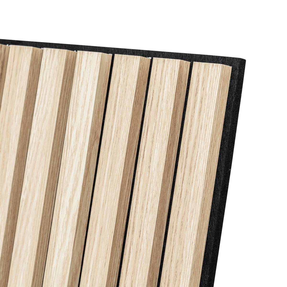 Panel decorativo de listones de madera “Colva”