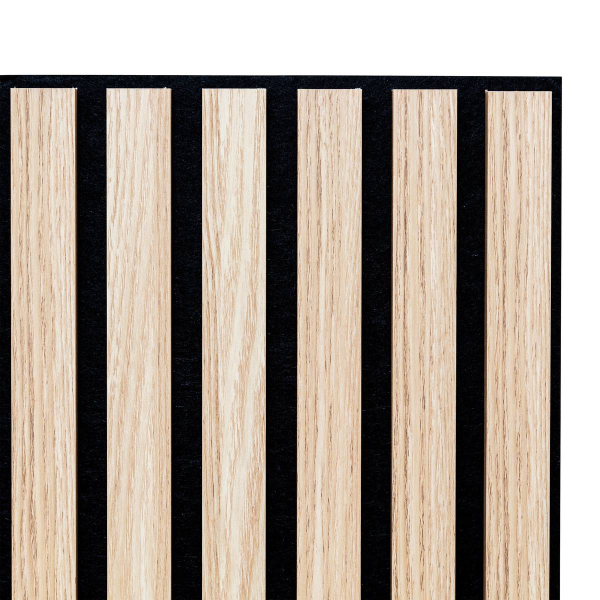 Panel decorativo de listones de madera “Colva”