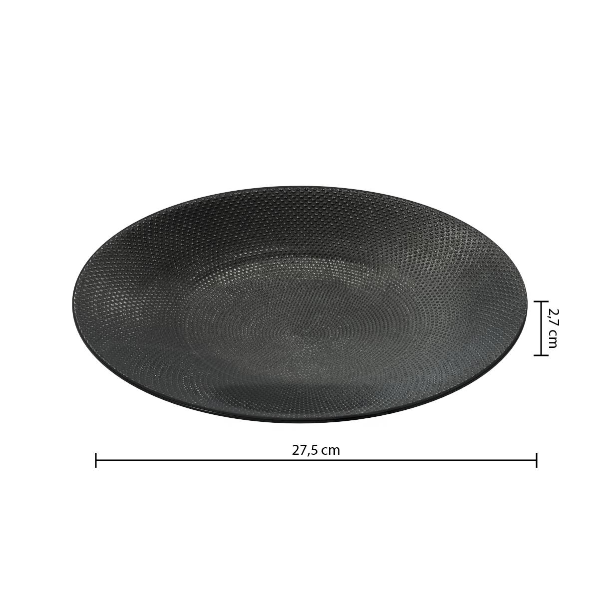 Plato llano “Caviar”