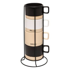Soporte para 4 tazas “Luca”