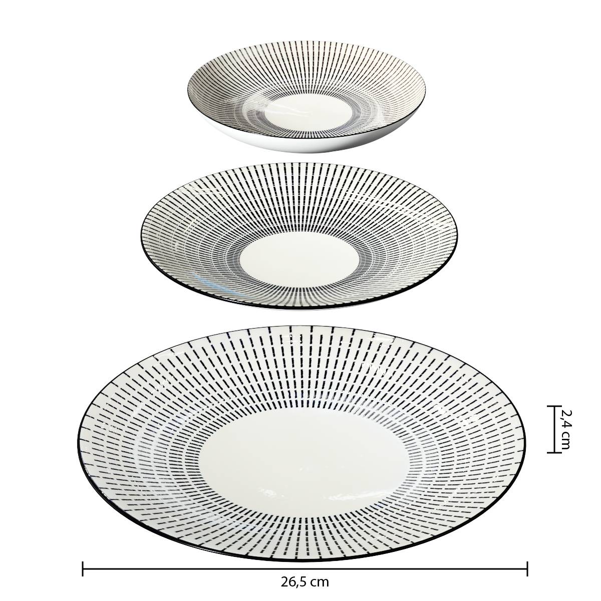 Vajilla “Lunis”